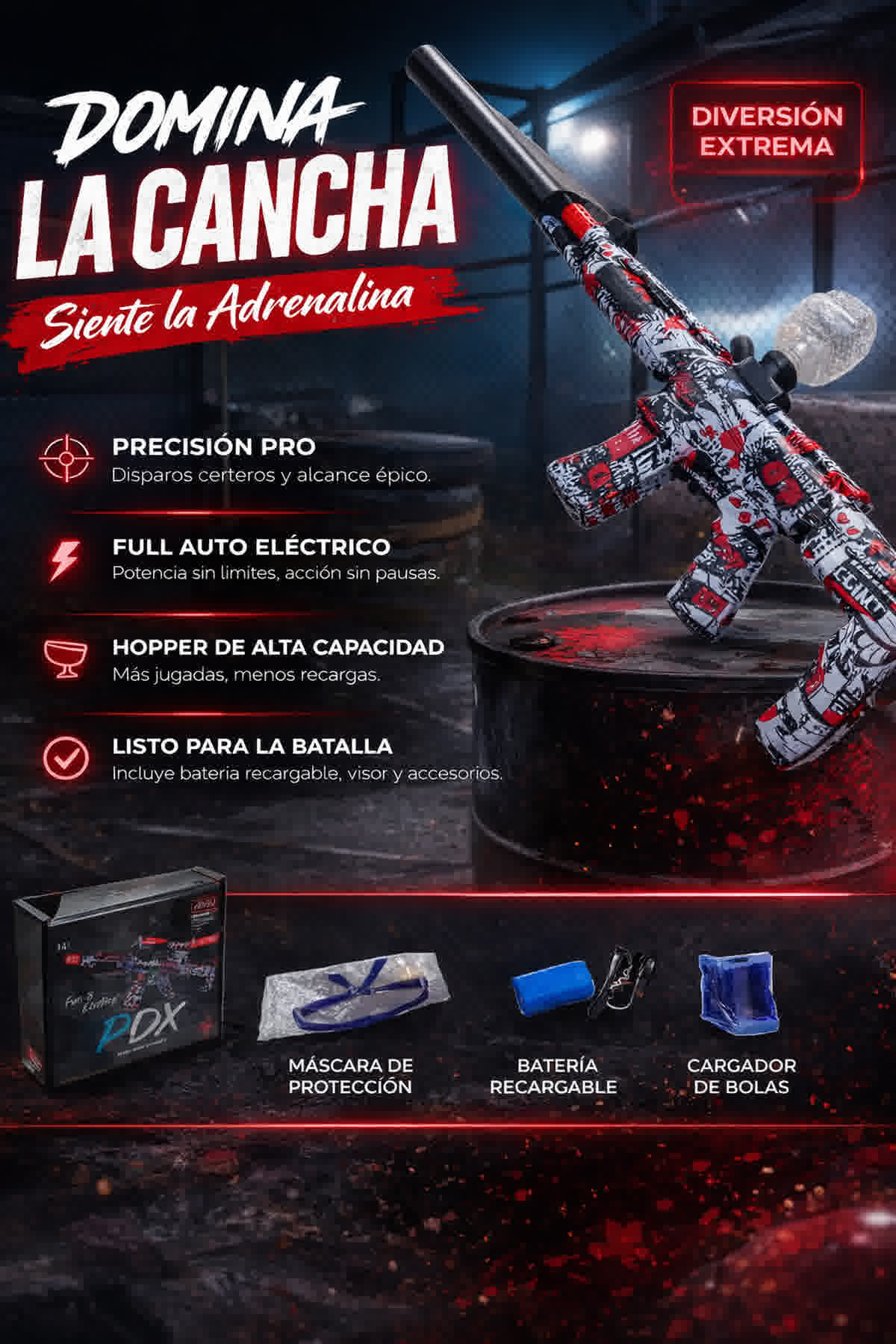 Juego de bolas de gel PDX — juguete recreativo